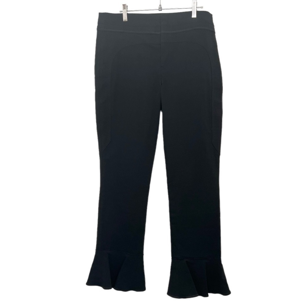 Isabel Marant Hunter Black Ruffle Hem Pants 44 - Picture 6 of 12